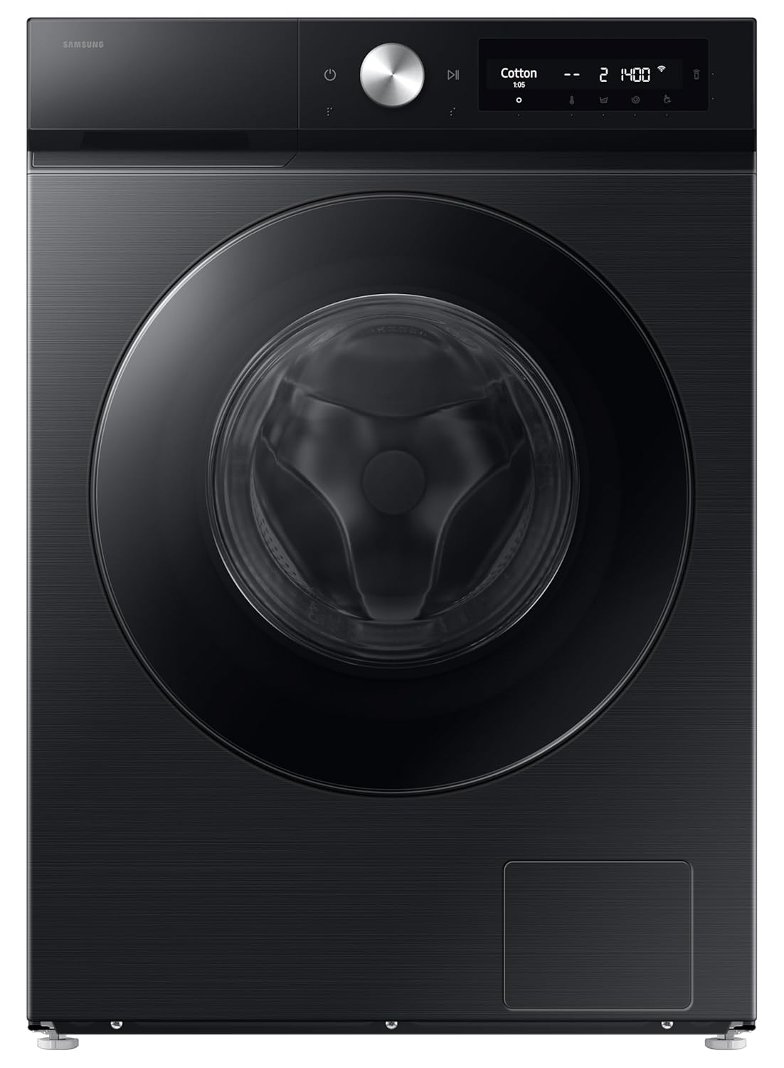 Samsung WD12FB7B34GBTL 12 kg (Wash) / 7 kg (Dry), 5 Star, AI EcoBubble, AI Control, AI Energy Mode, Air Wash, Hygiene Steam, Wi-Fi, Digital Inverter, Fully-Automatic Front Load Washer Dryer ( Black) Mahajan Electronics Online