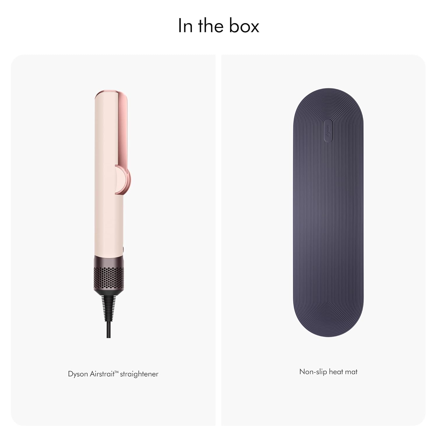 Dyson Airstrait™ Hair Straightener| Wet-to-dry straightener | Straightens with air | No hot plates, no heat damage (When used in Wet-to-dry mode) | Suitable for all hair types (Ceramic Pink/Rose Gold) HT 01 CPRG IN Mahajan Electronics Online