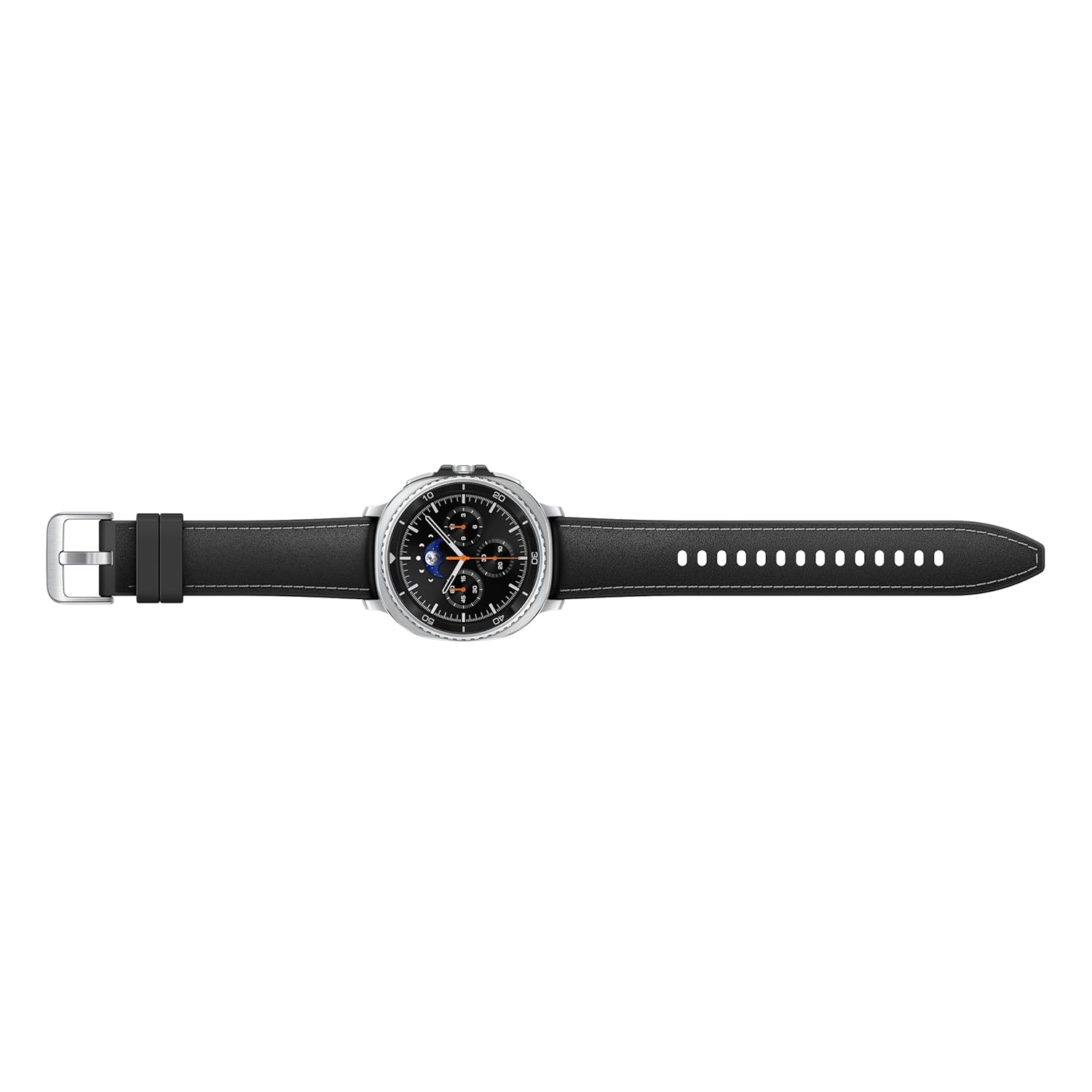 Samsung Galaxy Watch8 Classic (46mm LTE, Black) with 3nm Processor | Dual GPS | Sapphire Glass & Stainless Steel | 5ATM & IP68 | BP, ECG, IHRN & Vascular Load Monitoring | Anti-oxidant Index Mahajan Electronics Online