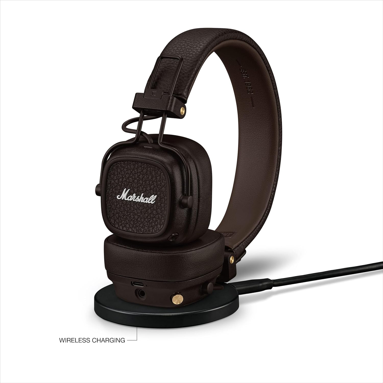 Marshall Major V Wireless On-Ear Headphones, Brown Mahajan electronics online