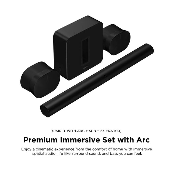 Buy Sonos Sub (Gen 3) Wireless Subwoofer with Pure bass, 25 Hz - Main Image