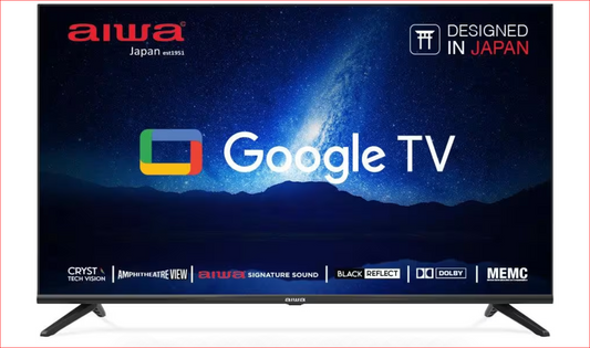 AIWA A65QUHDX3-GTV QLED Google LED TV 65 inch Black 4K ULTRA HD - Mahajan Electronics Online