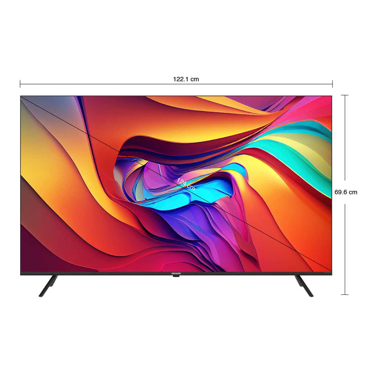 AIWA QLED TV AS55QUHDX3 139 CMS (55 Inch) Ultra HD 4K Smart Android Google 2 Years Warranty - Mahajan Electronics Online