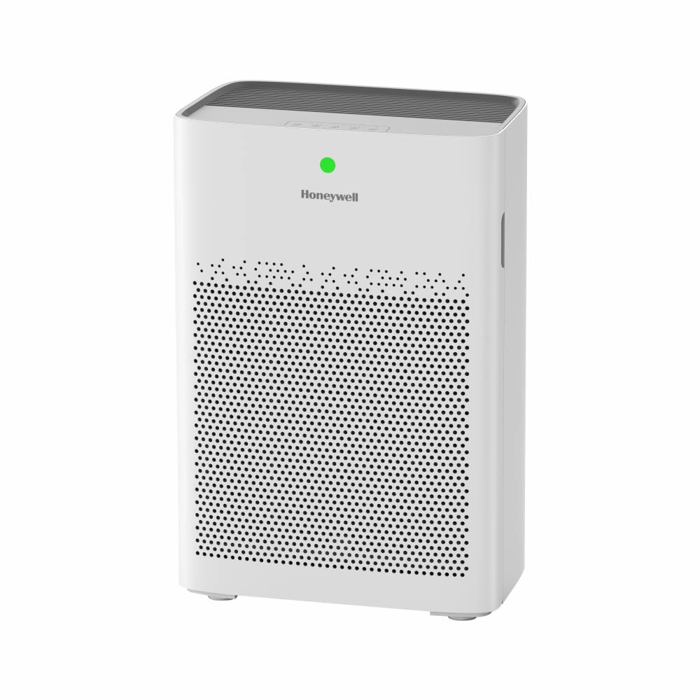 Honeywell Air touch P1 Indoor Air Purifier. Pre Filter, H13 HEPA Filter, Activated Carbon Filter, Removes 99.99% Pollutants & Micro Allergens, 3 Stage Filtration, Coverage Area of 698 sq.ft - Mahajan Electronics Online