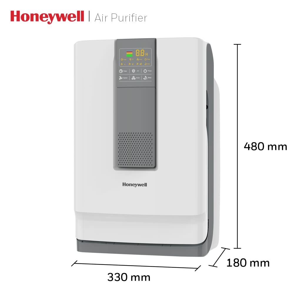 Honeywell Air touch V4 Indoor Air Purifier, Activated Carbon & H13 HEPA Filter,4 Stage Filtration,Upto 543 sq.ft - Mahajan Electronics Online