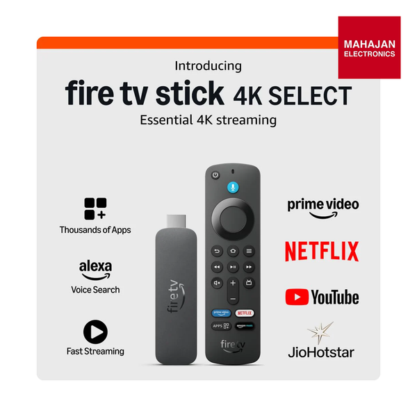 Amazon Fire TV Stick 4K Select with Alexa | HDR10+ Streaming