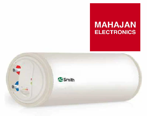 White cylindrical product with McSmith logo and Mahajan Electronics logo on a white background