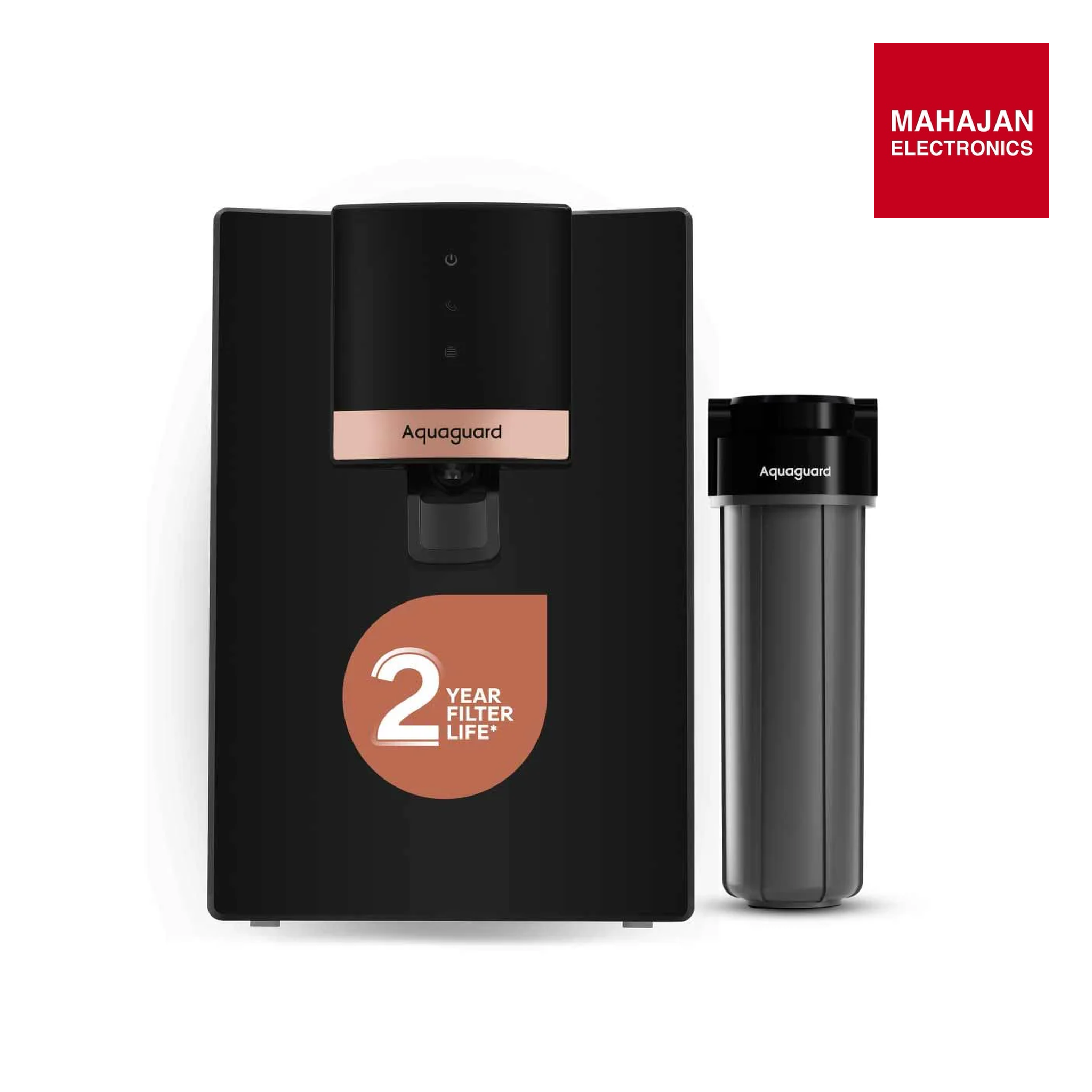 Aquaguard Neo UV+UF|2 Year Filter Life|With Mega Sediment Filter|3-in-1 Active Copper Technology|9 Stage Purification|6L storage|Suitable for Municipal Water (TDS < 200 ppm) GWPDENU2X10000 Mahajan Electronics Online