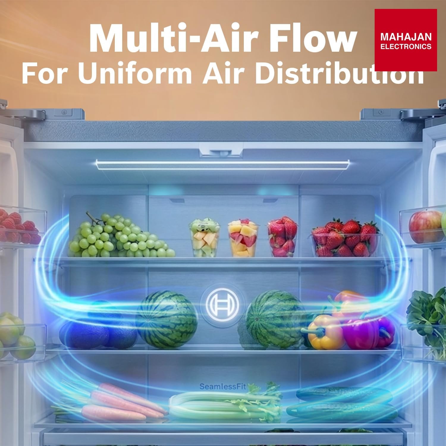 Bosch KCP88E292I 503L 4-Door Side-by-Side Frost Free Refrigerator – Metallic Grey Glass-Online Mahajan – Mahajan Electronics Online.