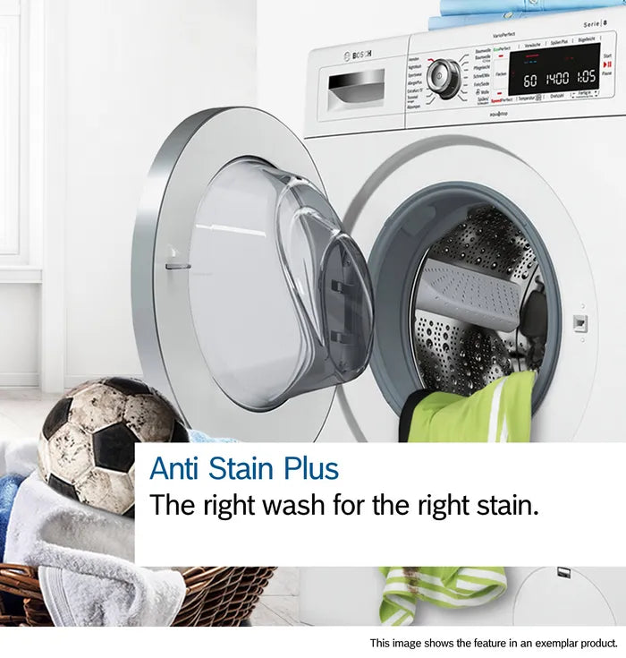 Bosch WGA2341PIN  8 kg Fully Automatic Front Load Washing Machine,(Dark Lake, Anti Wrinkle, SpeedPerfect, AntiStain.Mahajan Elctronics Online