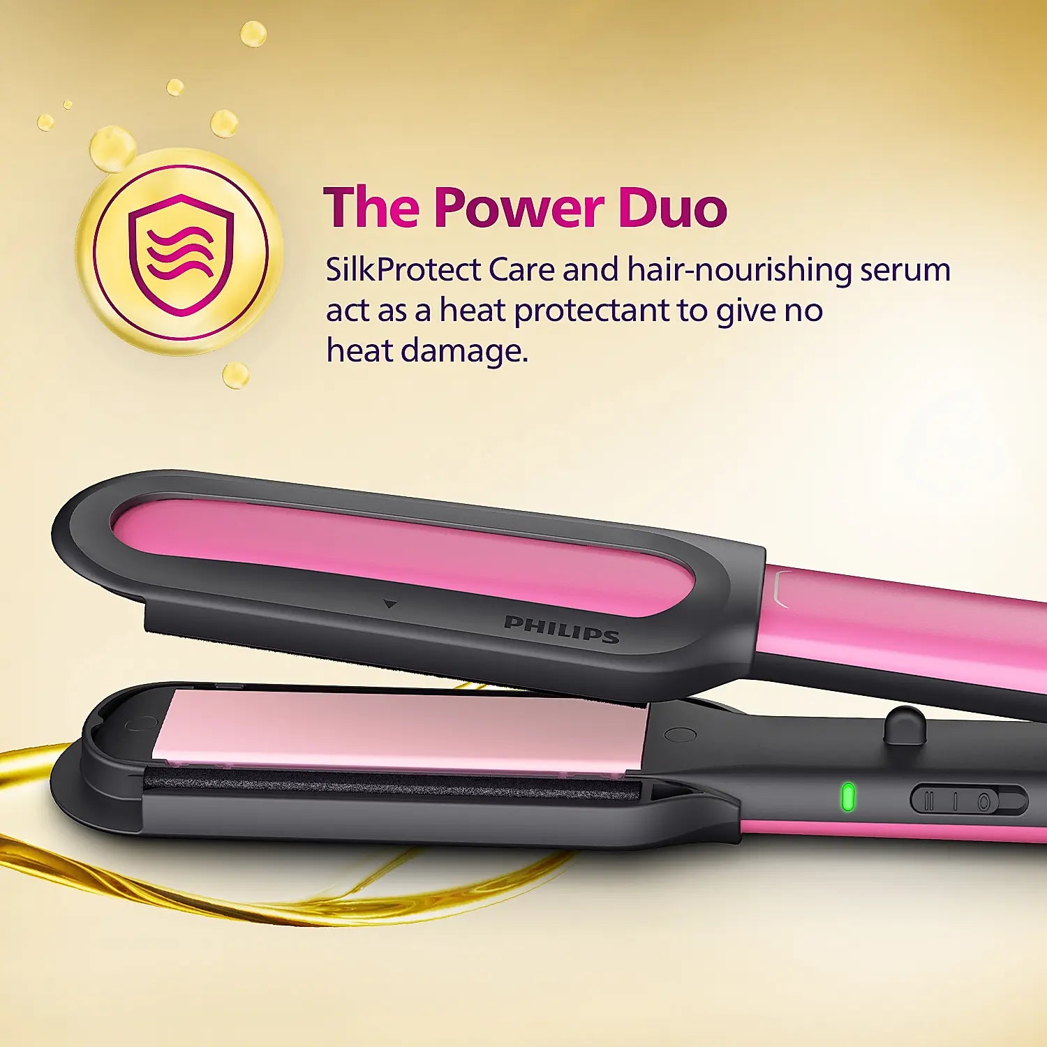 Philips BHS522/00 Hair Straightener designed for No Heat Damage Mahajan Electronics Online