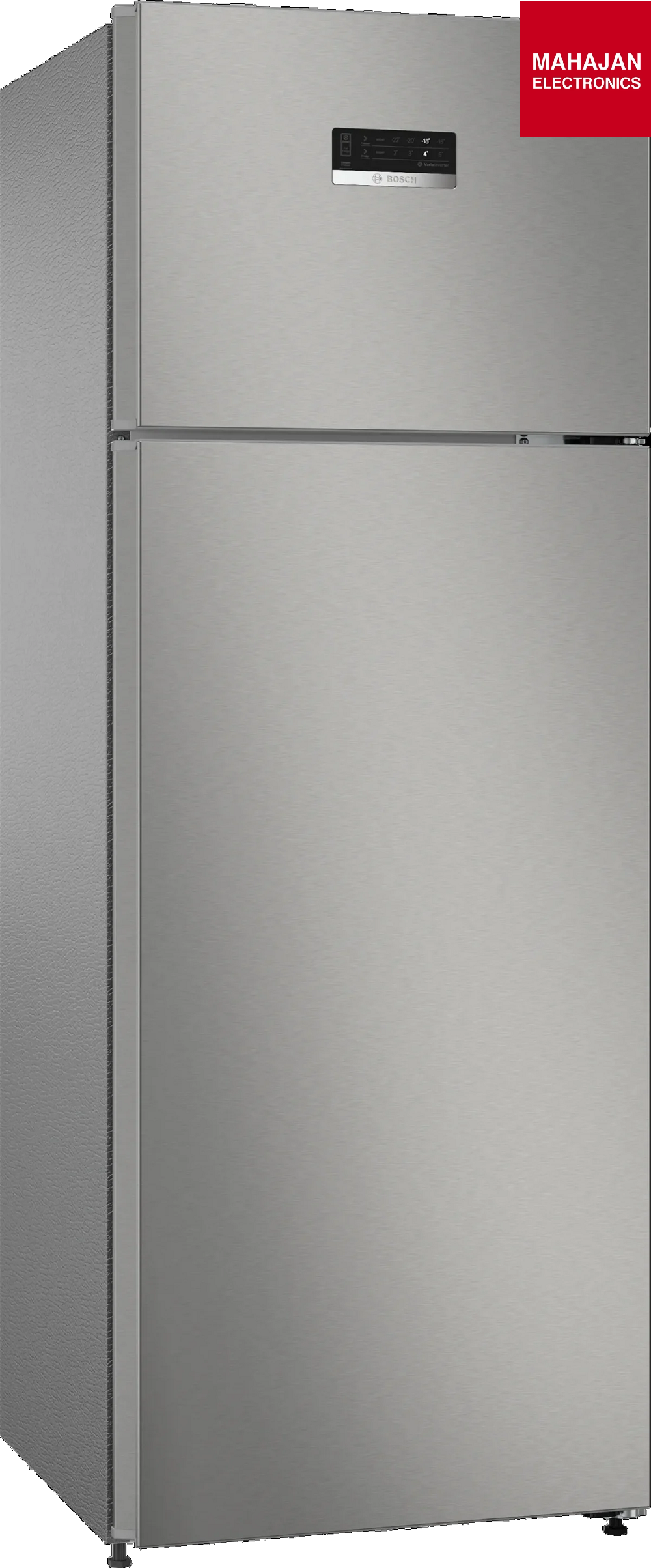 BOSCH CTC29S031I Series 4 269 Litres 3 Star Frost Free Double Door Convertible Refrigerator with Vario Inverter Compressor ( Sparkly Steel) Mahajan Electronics Online