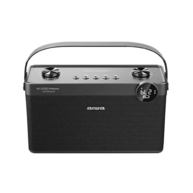 Aiwa MI-X330 Meteor 60W Portable Bluetooth Speaker (Bass Booster, Black)