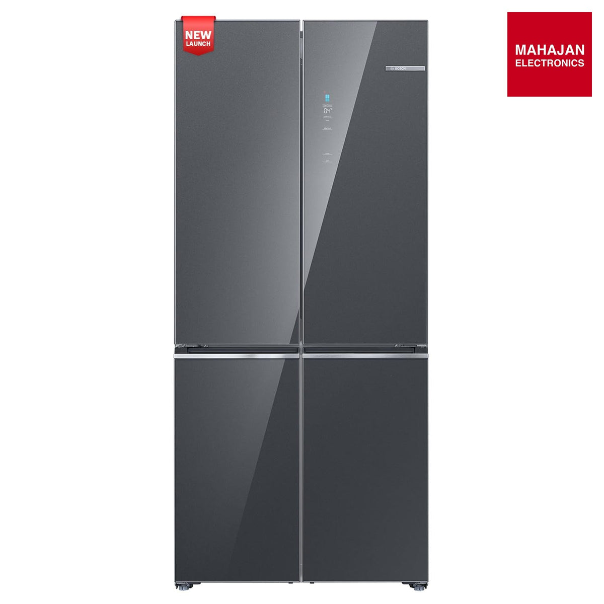 Bosch KCP88E292I 503L 4-Door Side-by-Side Frost Free Refrigerator – Metallic Grey Glass Bosch – Mahajan Electronics Online.