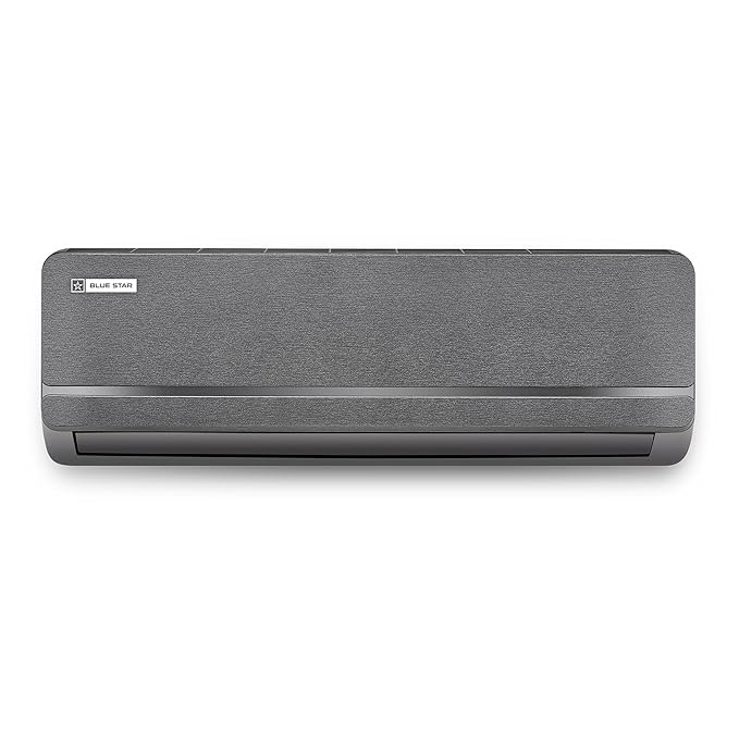 Blue Star IE518SNUR, Midnight Silver  1.5 Ton 5 Star, Iconia Inverter Split AC (Copper,4-Way Swing, DigiQ Hepta Sensor, Blue Fins,Turbo Cool, Self Clean Technology-Online Mahajan Electronics