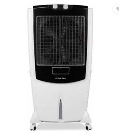 Bajaj Shield Series Mighty 104 Litre Desert Air Cooler for home with Dura Marine Pro Pump| Dura Tuff Pro – Mahajan Electronics Online.