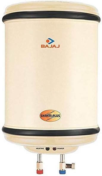 Bajaj Shakti Plus 6-Litre 3000-Watt Storage Water Heater (Ivory) online mahajan electronics – Mahajan Electronics Online.