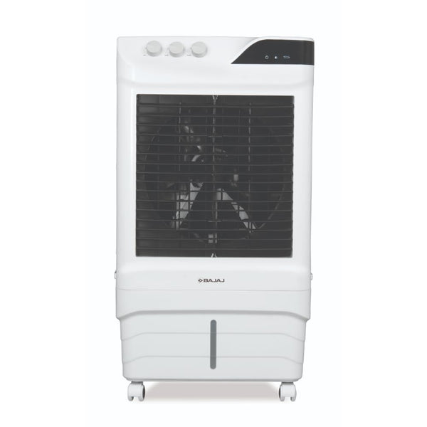 Bajaj Shield Series Elevate 90 Desert Air Cooler (480150) – 90 Litres, White, DuraTuff Motor, Ice Chamber, 5600 CMH Airflow