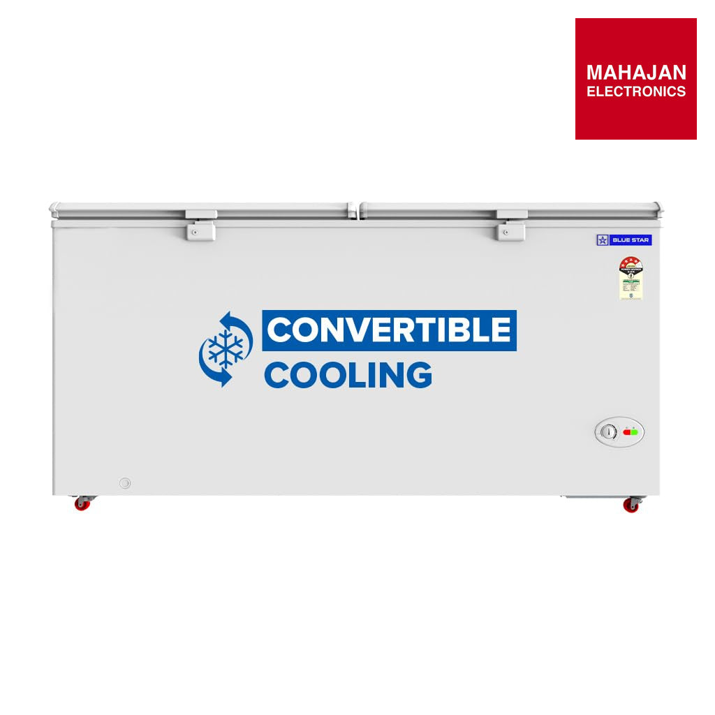 Blue Star HT4-N575 575 L Double Door Deep Freezer White – Mahajan Electronics Online.