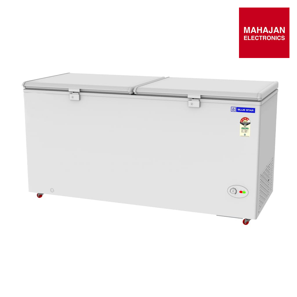 Blue Star HT4-N575 575 L Double Door Deep Freezer White – Mahajan Electronics Online.