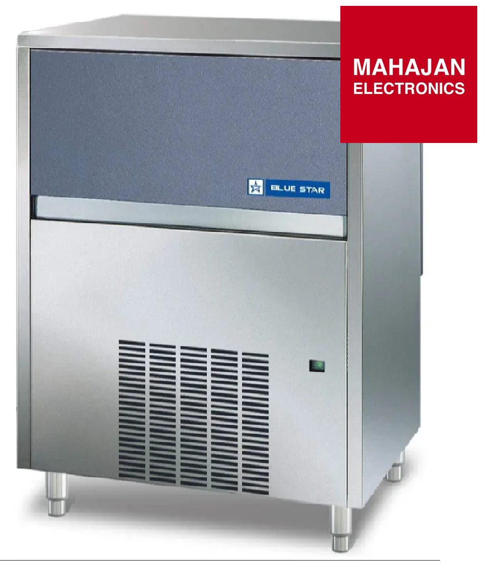 Blue Star  ICM90  Ice Cube Machine with 90 kg Production and 42 KG storage capacity per 24 hours (ICM90, 90Kg)