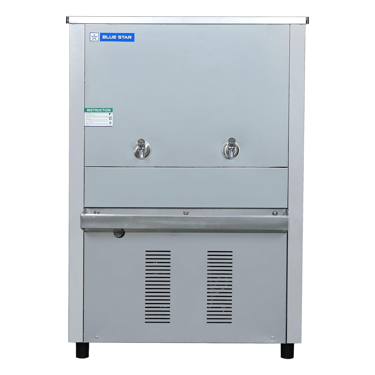 Blue Star SWC-H150150SS 150 Litre Storage Water Cooler | 150 LPH Cooling, Stainless Steel Body, Eco-Friendly, Fast Cooling-Online Mahajan Electronics