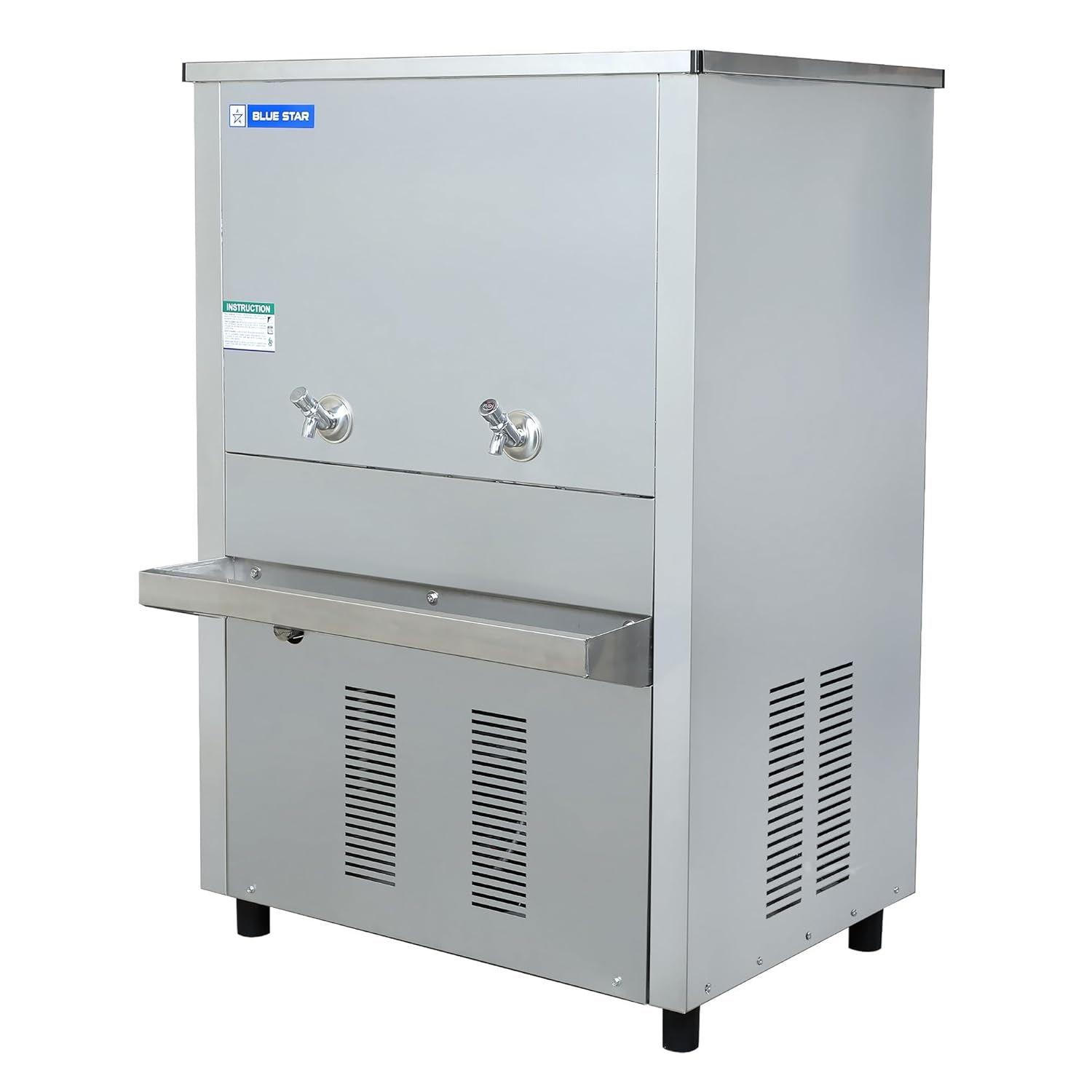 Blue Star SWC-H150150SS 150 Litre Storage Water Cooler | 150 LPH Cooling, Stainless Steel Body, Eco-Friendly, Fast Cooling-Online Mahajan Electronics