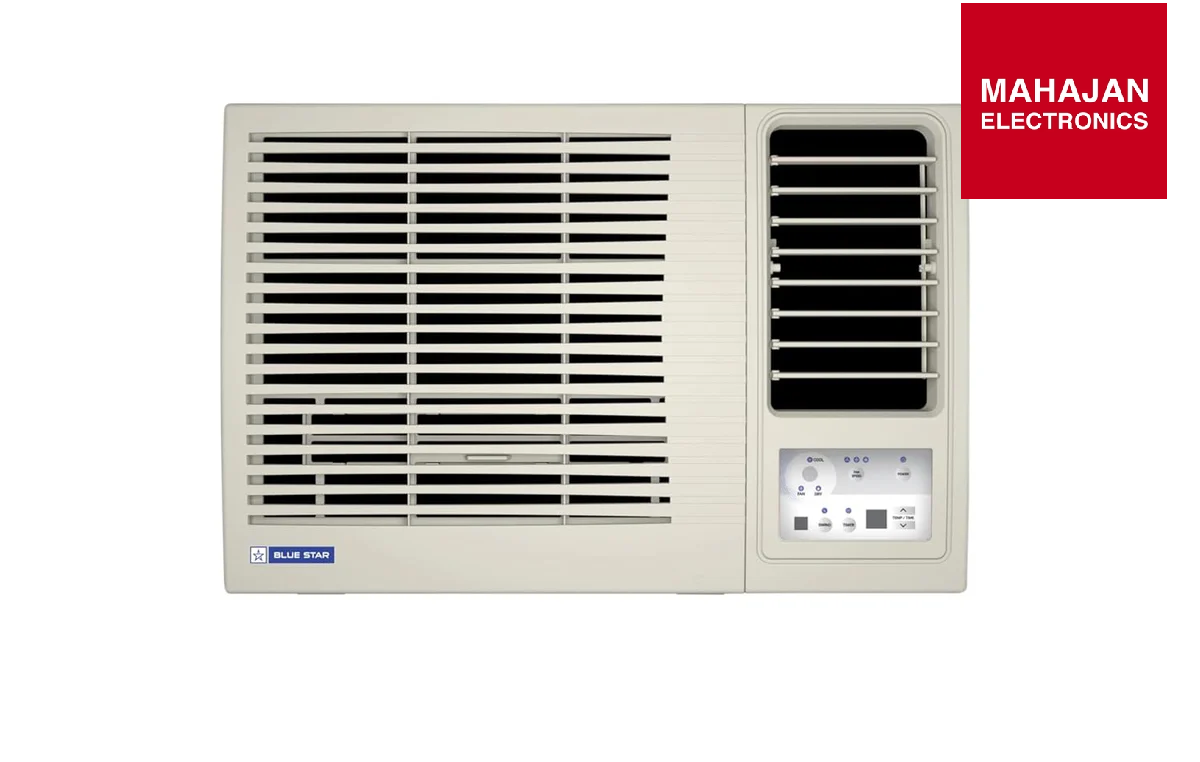Blue Star WFE312L 1 Ton 3 Star Window AC (2025 Model, White) | Turbo Cool | 100% Copper | Comfort Sleep | Anti-Corrosive Blue Fins