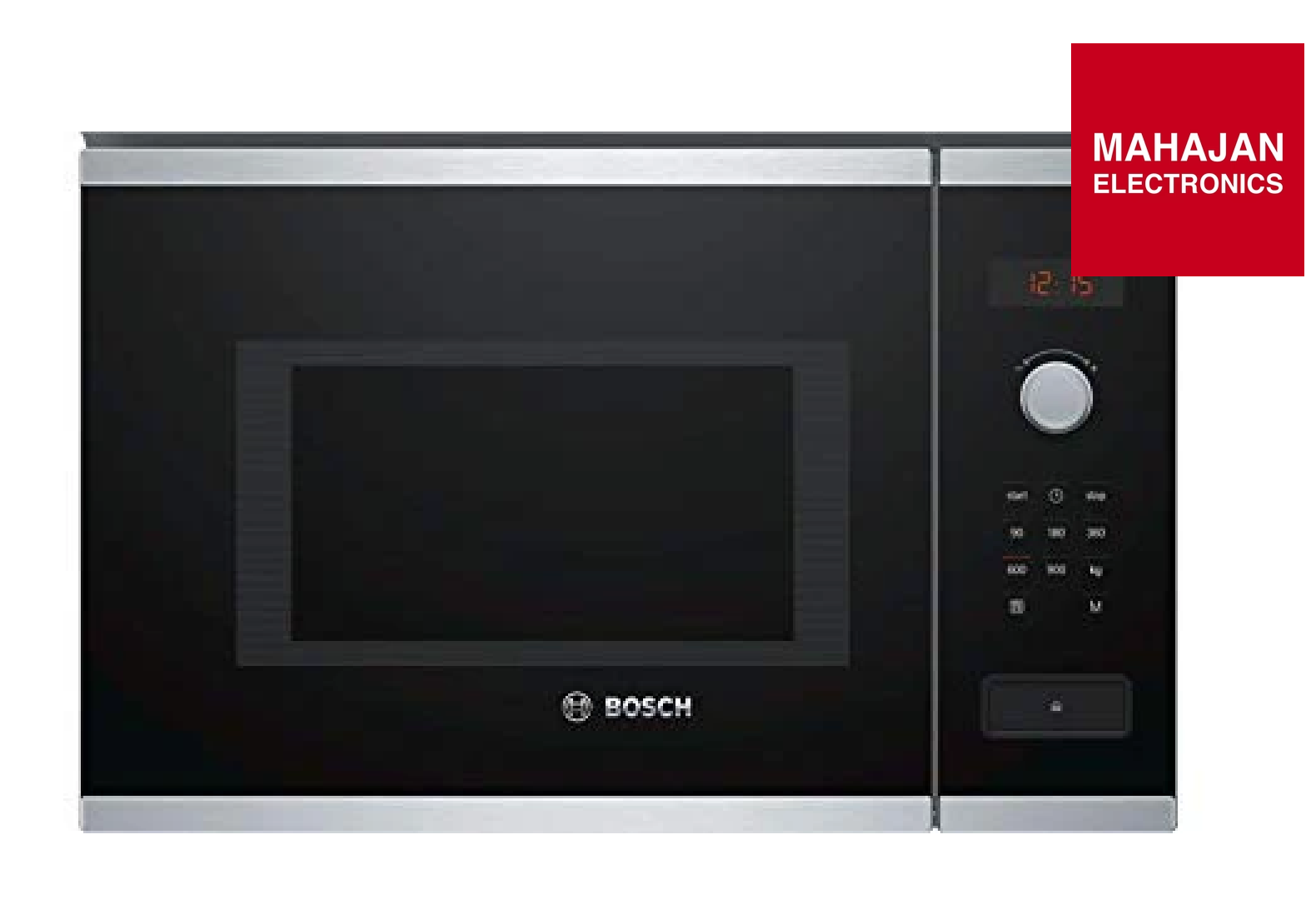 Bosch BEL553MS0I Serie 4 Built-In Microwave Oven | 25L | 900W | Grill Function | Stainless Steel | Touch &amp; Rotary Controls