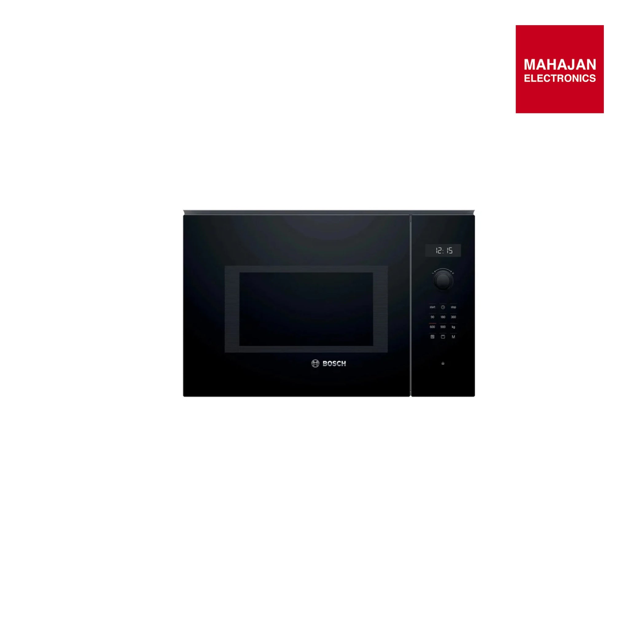 Bosch BEL554MB2I 25 Litre Series 6 Built-In Microwave Oven (Black, Stainless Steel Cavity) Bosch