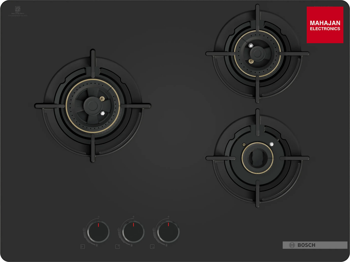 Bosch PNC7O6G20I 70 cm 3 Burner Hob Series 4 Bosch