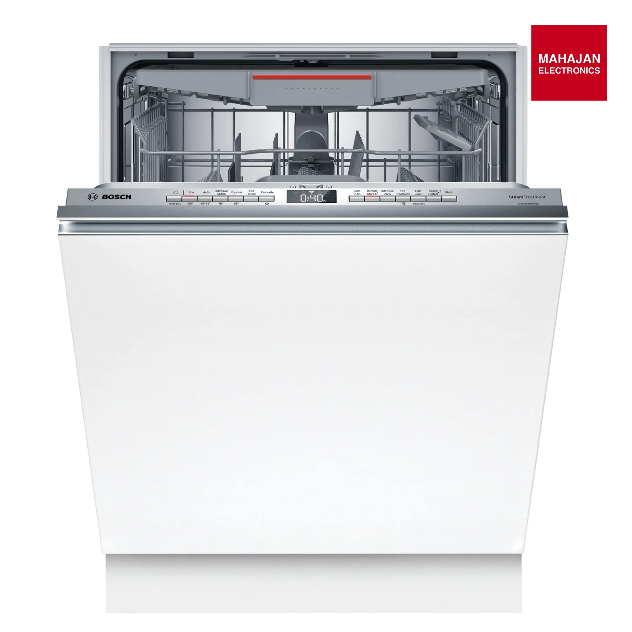 Bosch SMV6HMX01I Serie | 6 Fully integrated in Built Dishwasher, 60 cm 15 Place Setting Dishwasher Mahajan Electronics Online