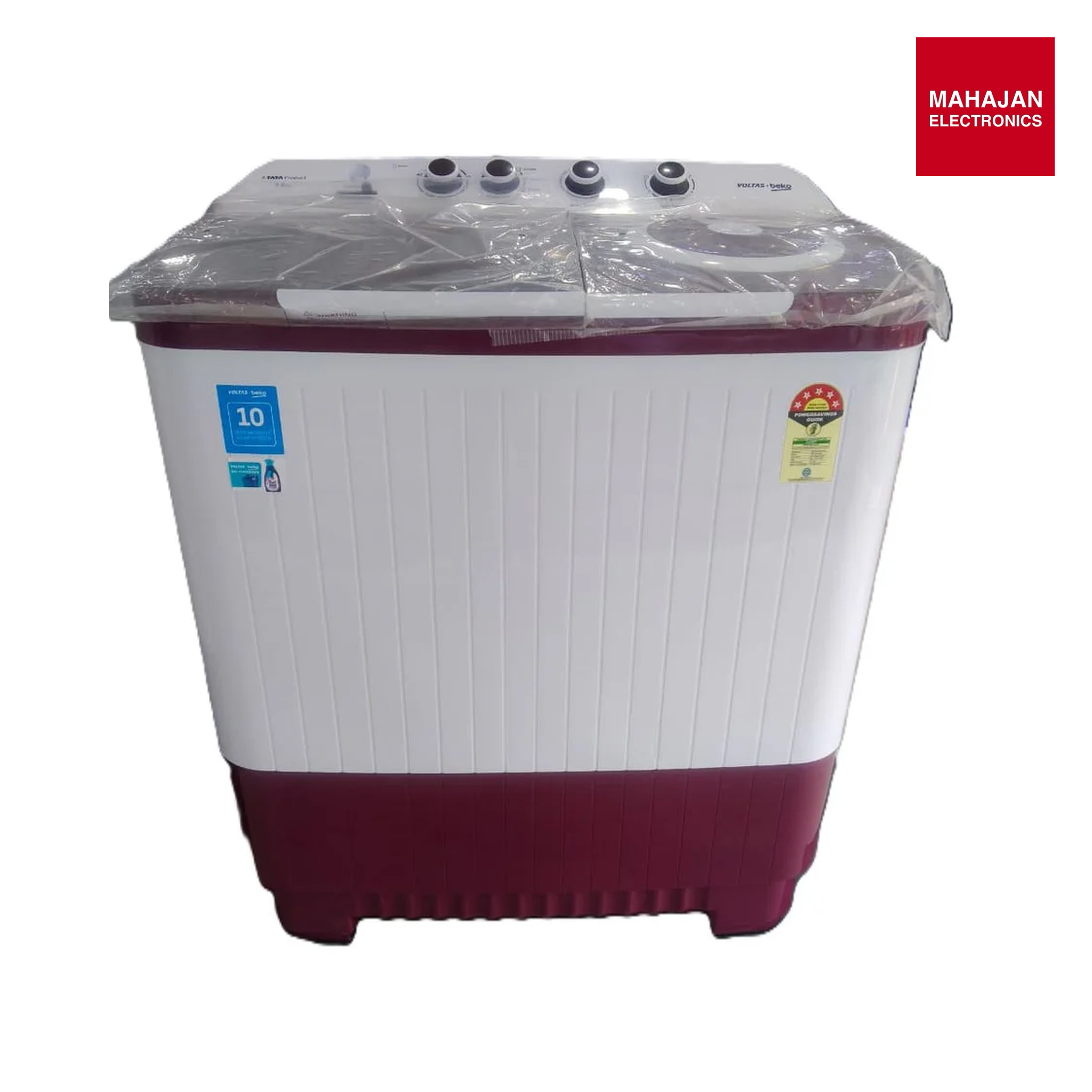 Buy Voltas Beko WTT14UEA/BRSSWH4PTDA 14 Kg Semi Automatic Top Load Washing Machine-Online Mahajan Electronics