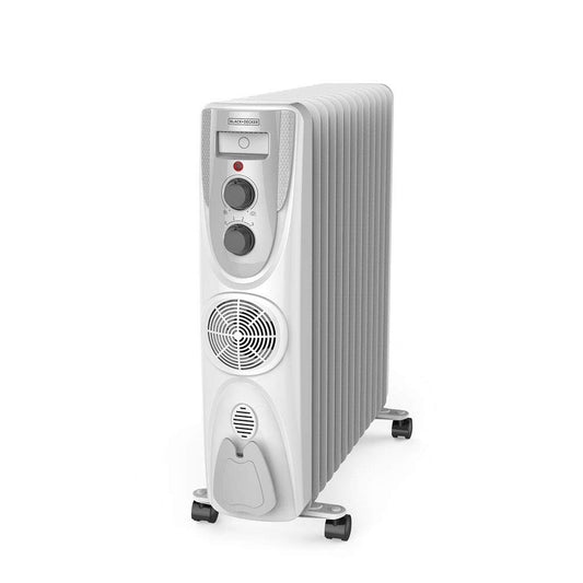 Black & Decker BXRA1302IN 13 Fin Oil Filled Room Heater (2800 watt) With PTC fan Heater - Mahajan Electronics Online