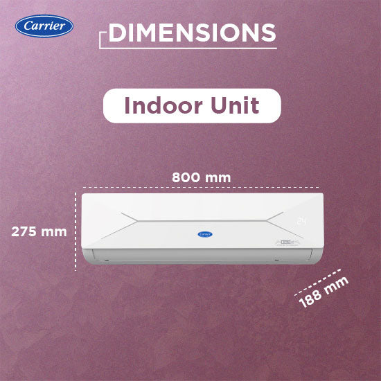 Carrier 24K XCEL EDGE GXI CAI24CE3R36F1 3 Star Split Inverter AC 1.5 ton mahajan electronics online