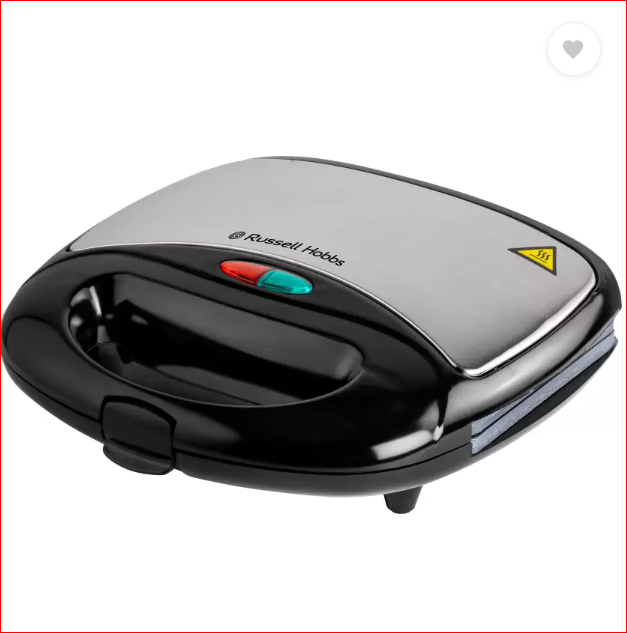 Russell Hobbs RST750WM 750W Waffle Maker with Non-Stick Coating Mahajan Electronics Online