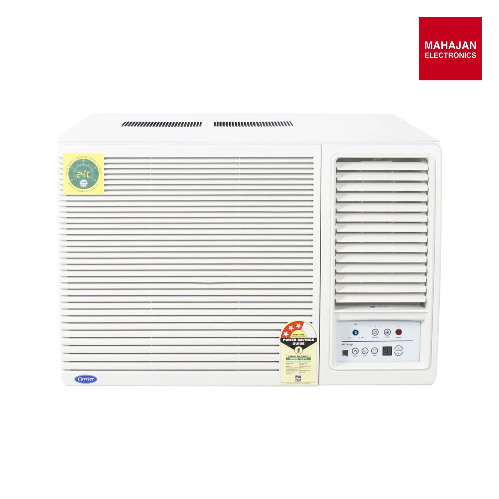 Carrier 18k ESTRELLA EXI 1.5 Ton 3 Star inverter Window AC  Copper, White CIW18EC3R345F0  2025 Mahajan Electronics Online
