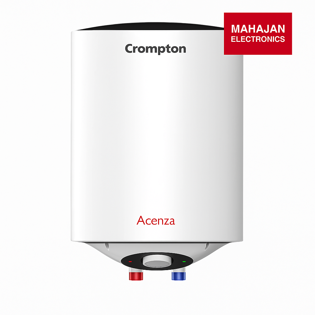 Crompton Acenza 15L 3 Star Storage Water Heater (Geyser) | Superior Glassline Coating | 8 Bar Pressure | Rust-Proof Body | Wall Mount | Made in India
