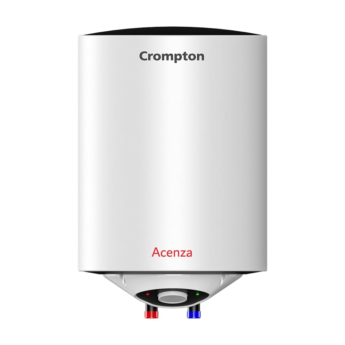 Crompton Acenza Plus 15L Storage Water Heater (ASWH-6115) | 5-Star BEE Rated | Copper Heating Element | Glassline Tank | 8 Bar Pressure | 3-Level Safety | White
