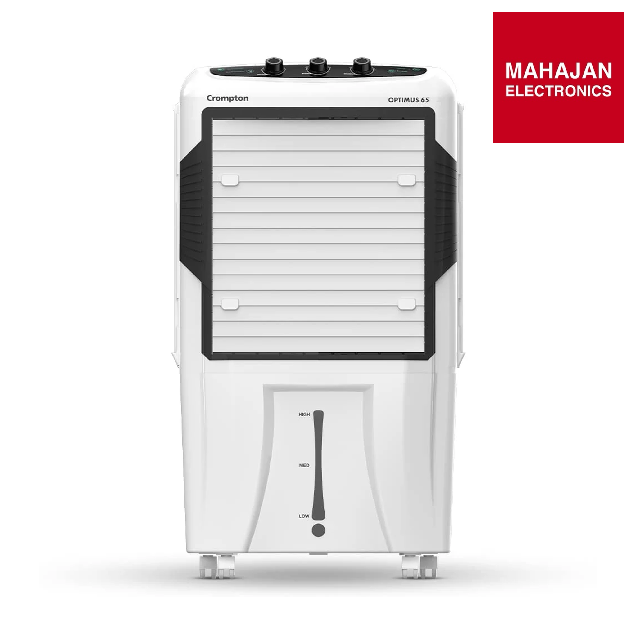 Crompton Optimus 65 Desert Air Cooler | 65L Tank | Everlast Pump | Large Ice Chamber | Humidity Control | Powerful 18” Fan | Mahajan Electronics