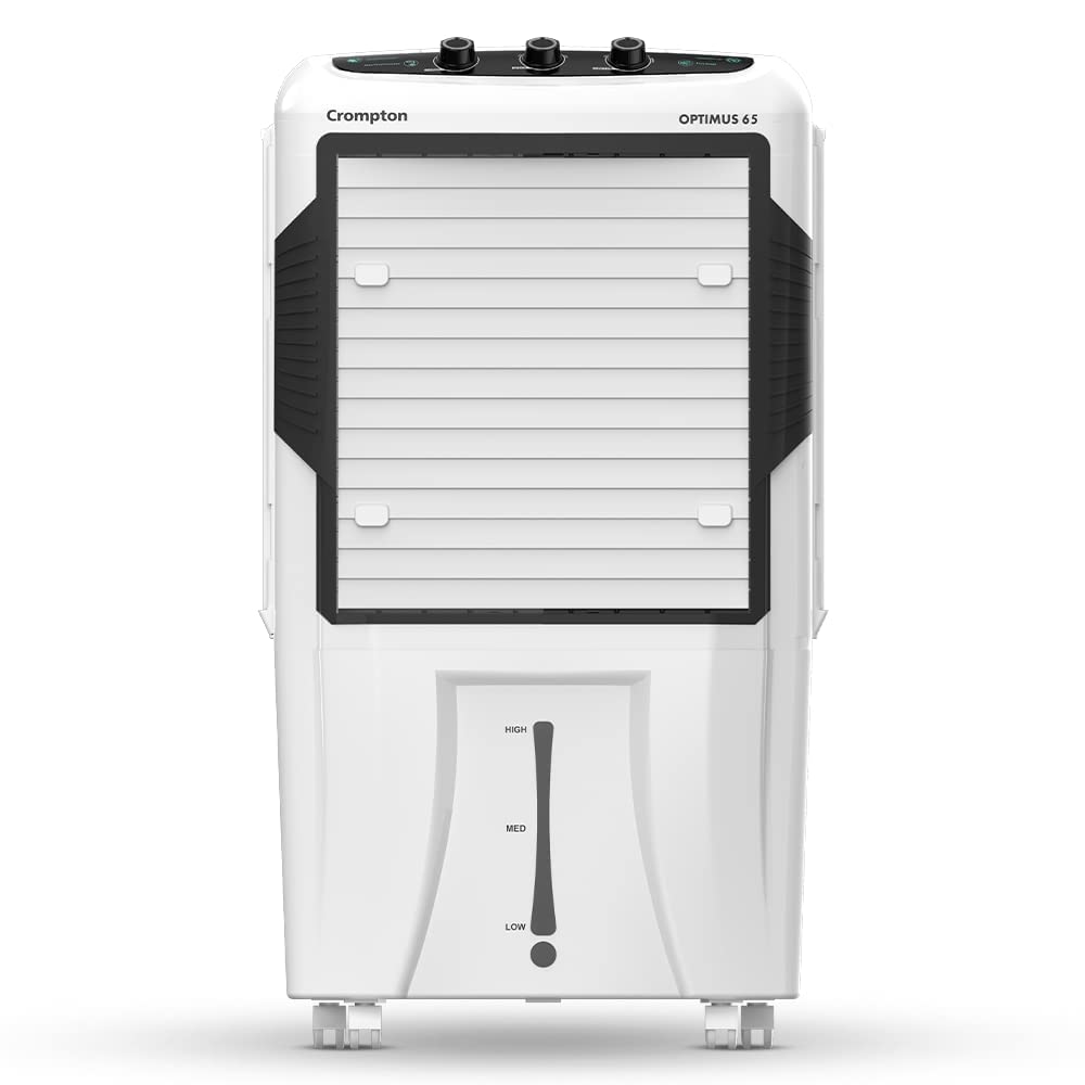 Crompton Optimus 65 Desert Air Cooler- 65L; with 18” Fan, Everlast Pump Mahajan Electronics Online