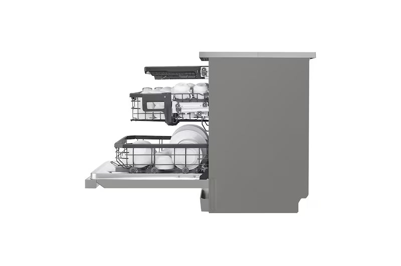 LG DFB435FM 15 Place Settings Free Standing Smart Dishwasher