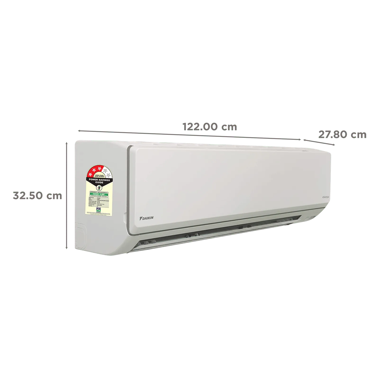 Daikin FTKL90XV16LAA 2.6 Ton 4 (2026) Star Inverter Split AC with PM 2.5 Filter, 16m Air Throw, Swing Compressor & Ambient Cooling up to 52°C-Online Mahajan Electronics