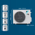 Daikin ATKL35UV16WA 1 Ton 3 Star Inverter Split AC ( 1 Ton,3 Star ) Daikin
