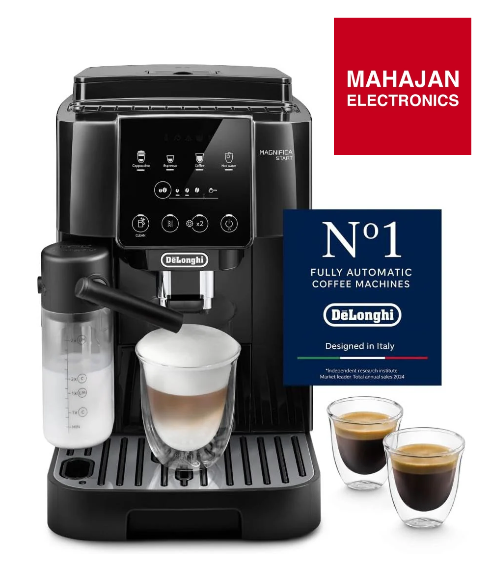 De’Longhi Magnifica Start ECAM220.60.B – Fully Automatic Bean-to-Cup Coffee Machine (Black) Mahajan Electronics