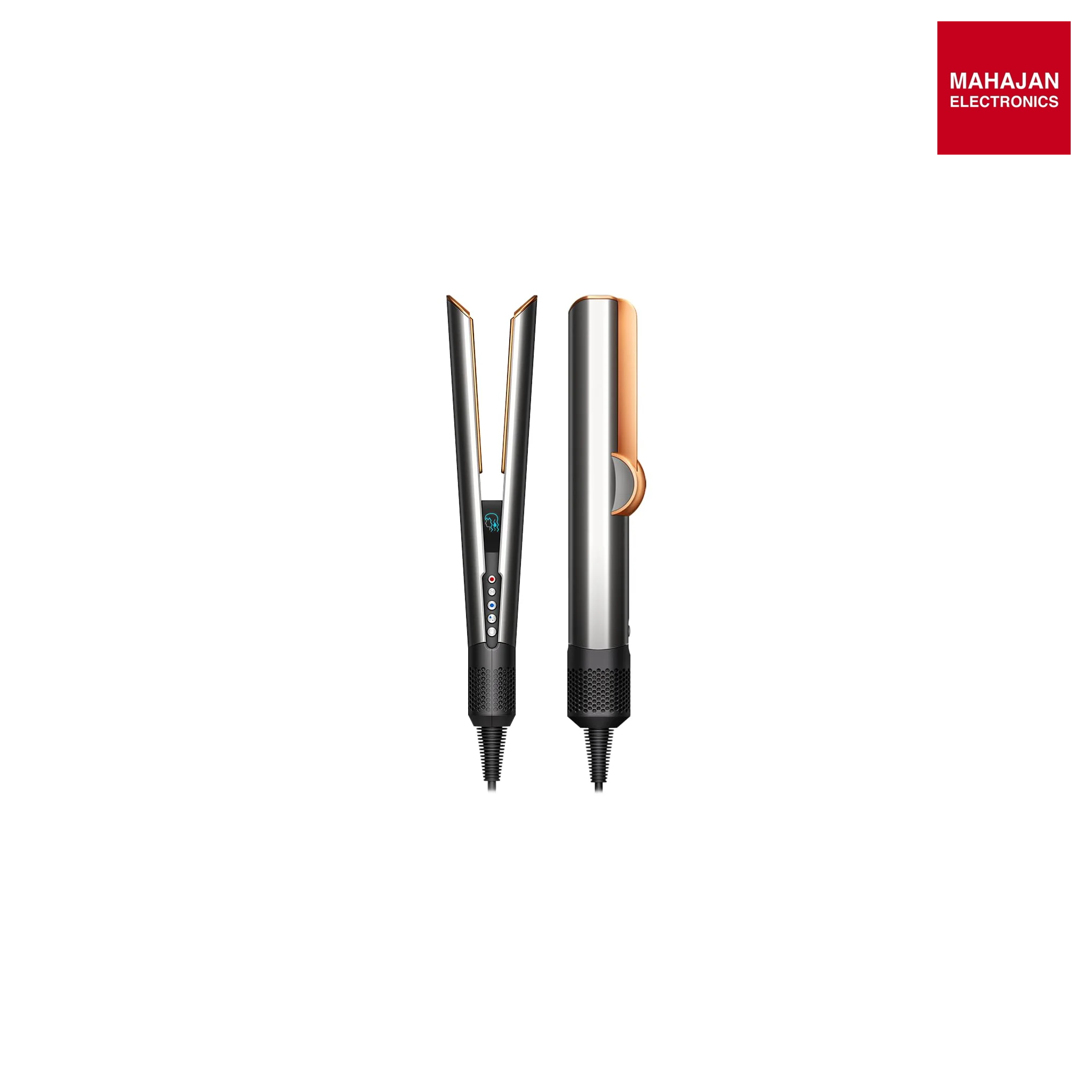 Dyson Airstrait™ HT01-BNBC-IN Hair Straightener (Bright Nickel/Bright Copper) – Wet to Dry Styling with Air, No Hot Plates, No Heat Damage Mahajan electronics