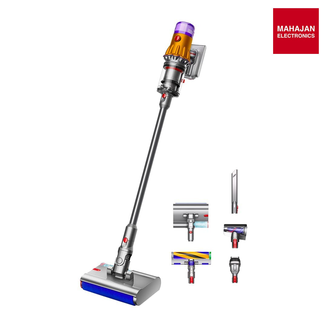 Dyson V12 Detect Slim Submarine Cordless Vacuum Cleaner Complete | All-in-one Wet & Dry Vacuum| Illumination for Hidden dust|150 Airwatts,60 mins runtime (V12 Submarine New (Yellow)SV 46 YLWKNL IN) Dyson