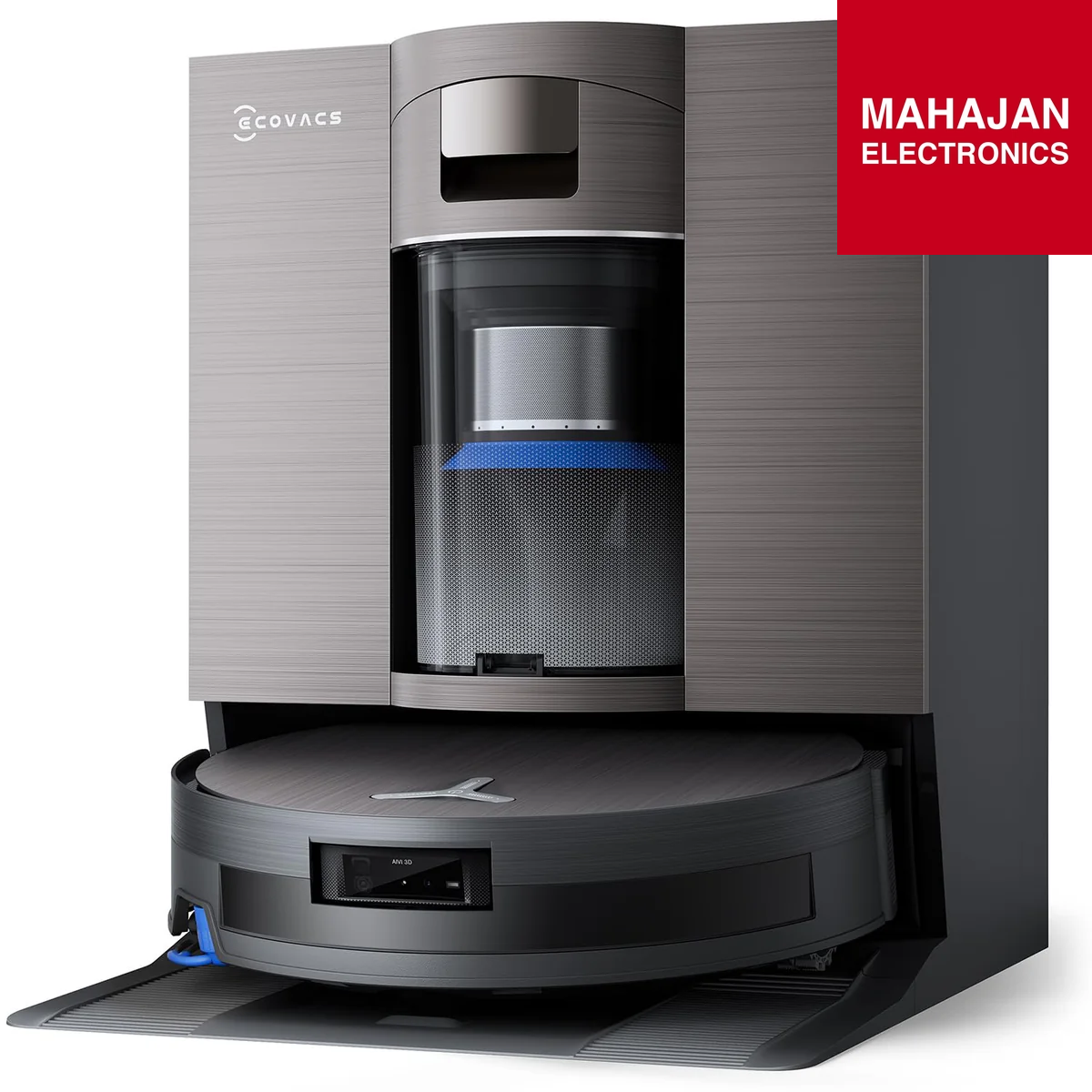 ECOVACS DEEBOT X11 OmniCyclone – 19,500Pa Robot Vacuum &amp; Mop | PowerBoost Charging | OZMO Roller 2.0 | Bagless OMNI Cyclone Station | AIVI 3D Navigation