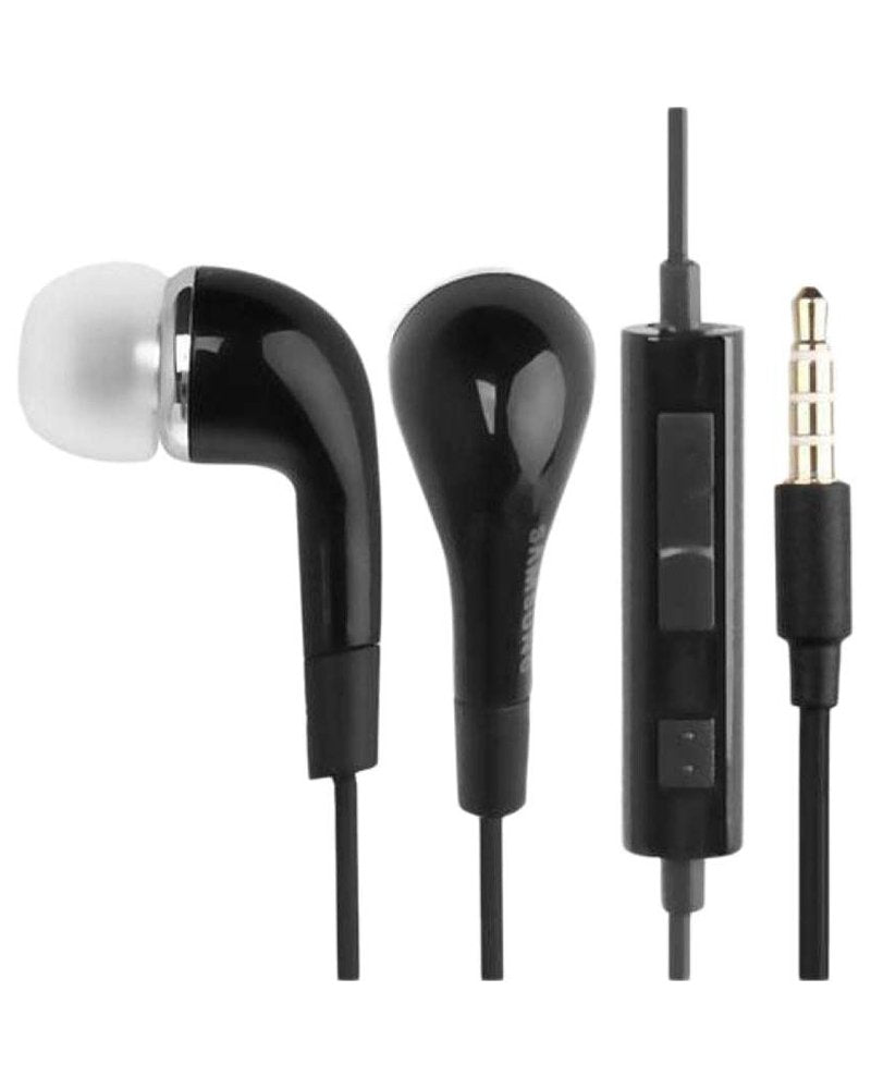 Samsung EHS64 Hands-Free Wired In Ear Earphones With Mic With Remote Note (Black) - Mahajan Electronics Online