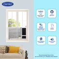 Carrier CIW18EC5R33F1 1.5Ton 5 Star Window Inverter AC( Copper, Dust Filter & Turbo Mode, 2024 Model, Estrella Exi,,White) Mahajan Electronics Online